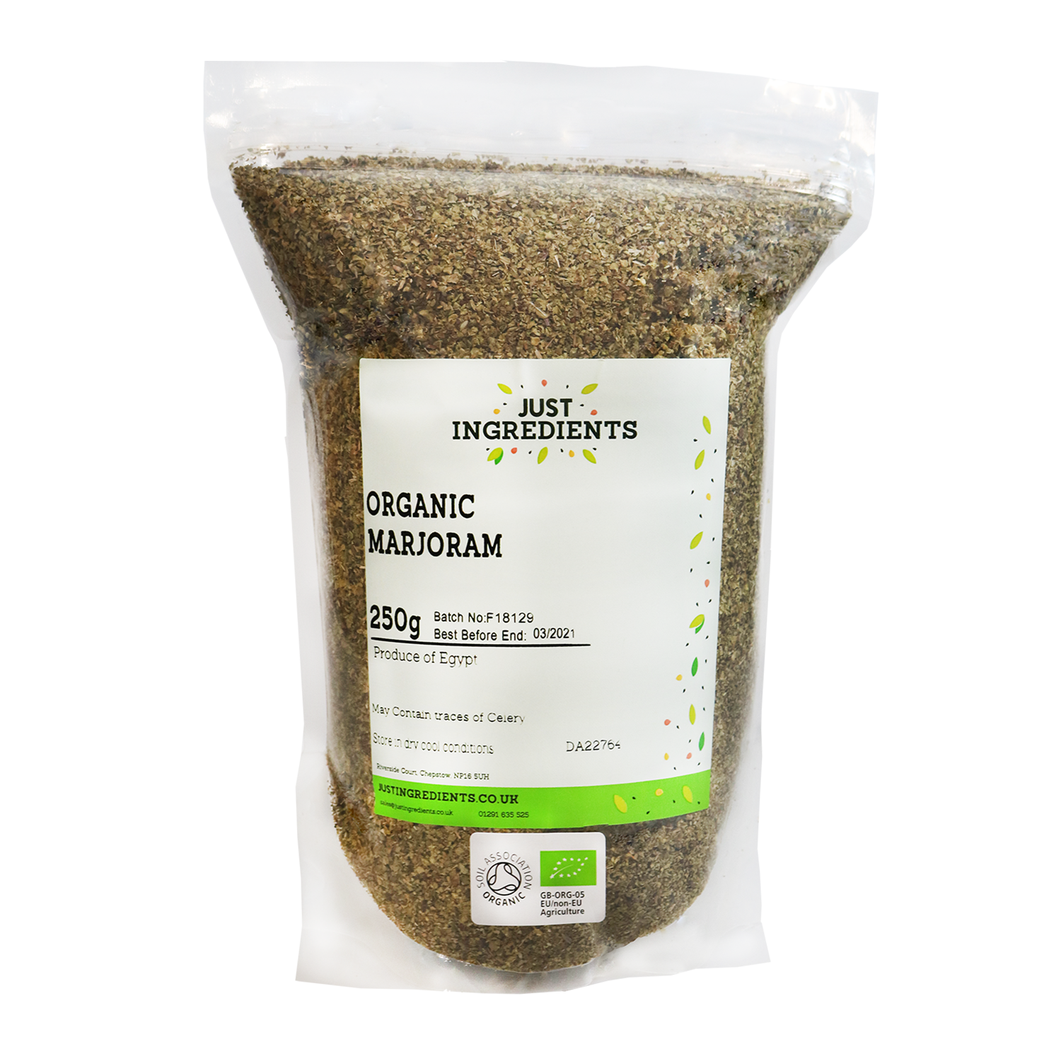 JustIngredients Organic Marjoram